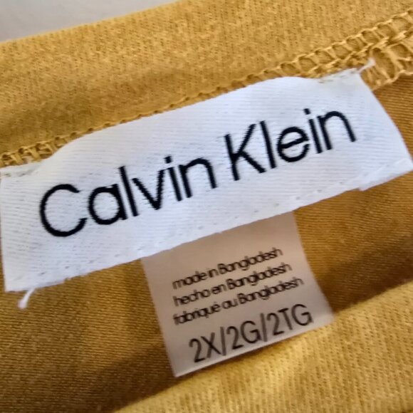 Calvin Klein CK Romper With Drawstring and Pockets - Mustard Yellow / Gold - Picture 5 of 7